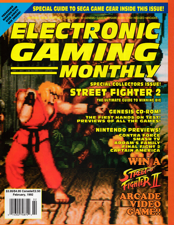 Electronic Gaming Monthly Issue 31 (February 1992) cover